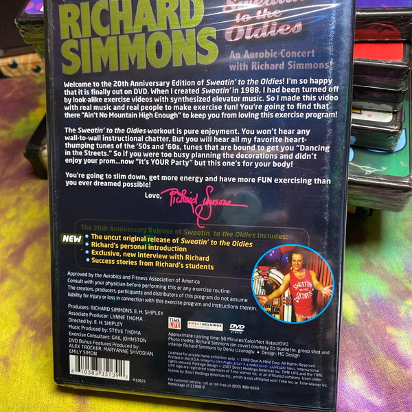 DVD | NEW - Richard Simmons sweating to the oldies | volume 1