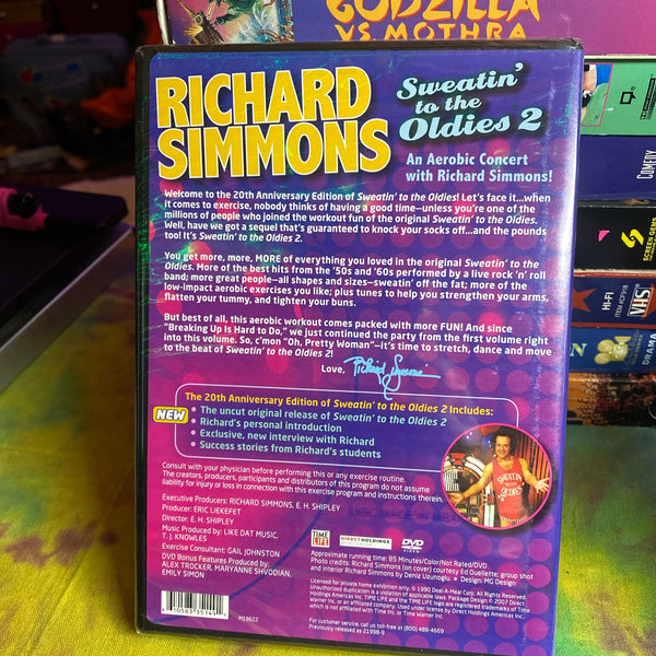 DVD | NEW - Richard Simmons sweating to the oldies | volume 2