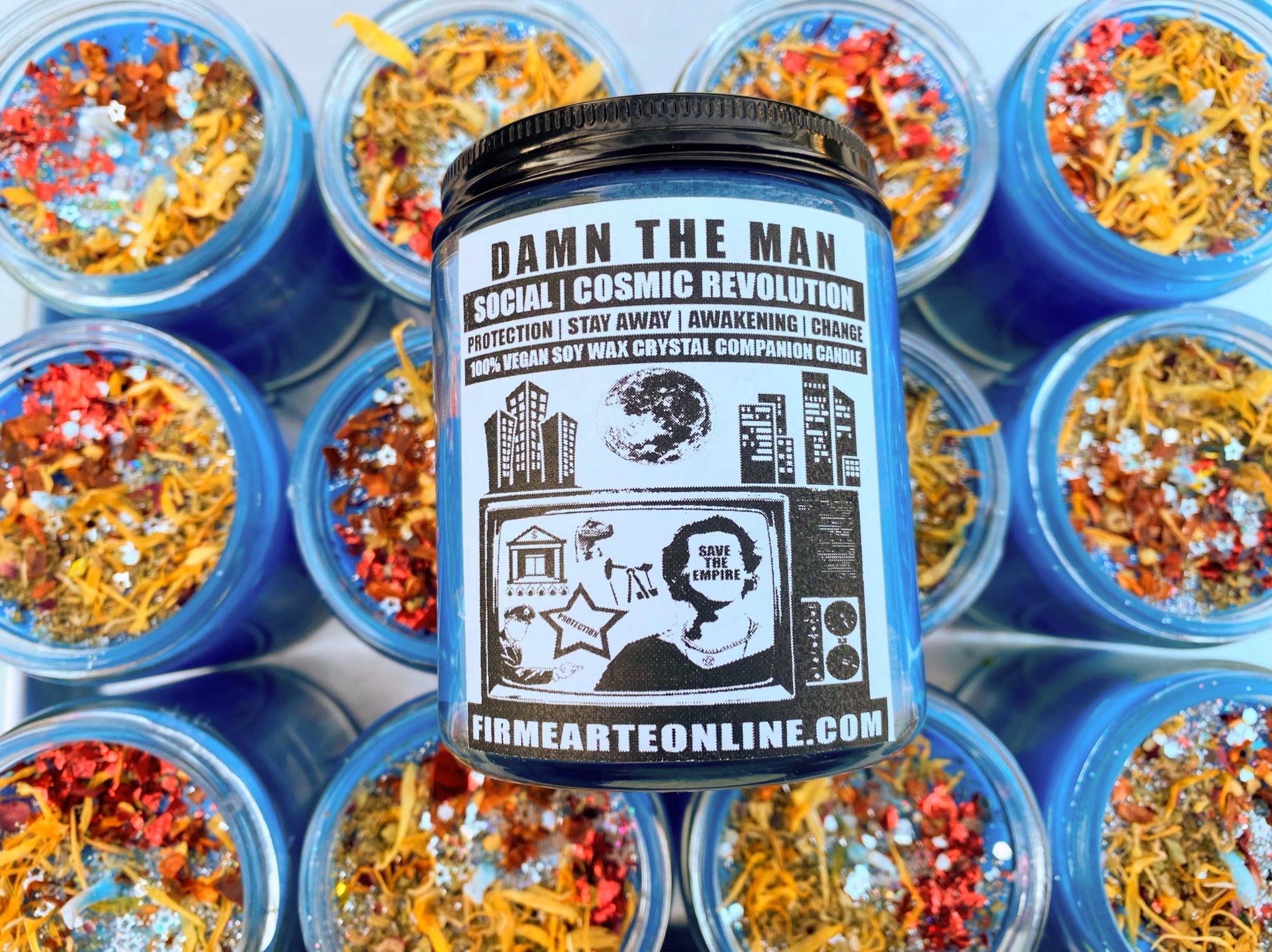 CC Candle | Damn The Man | Social & Cosmic Revolution