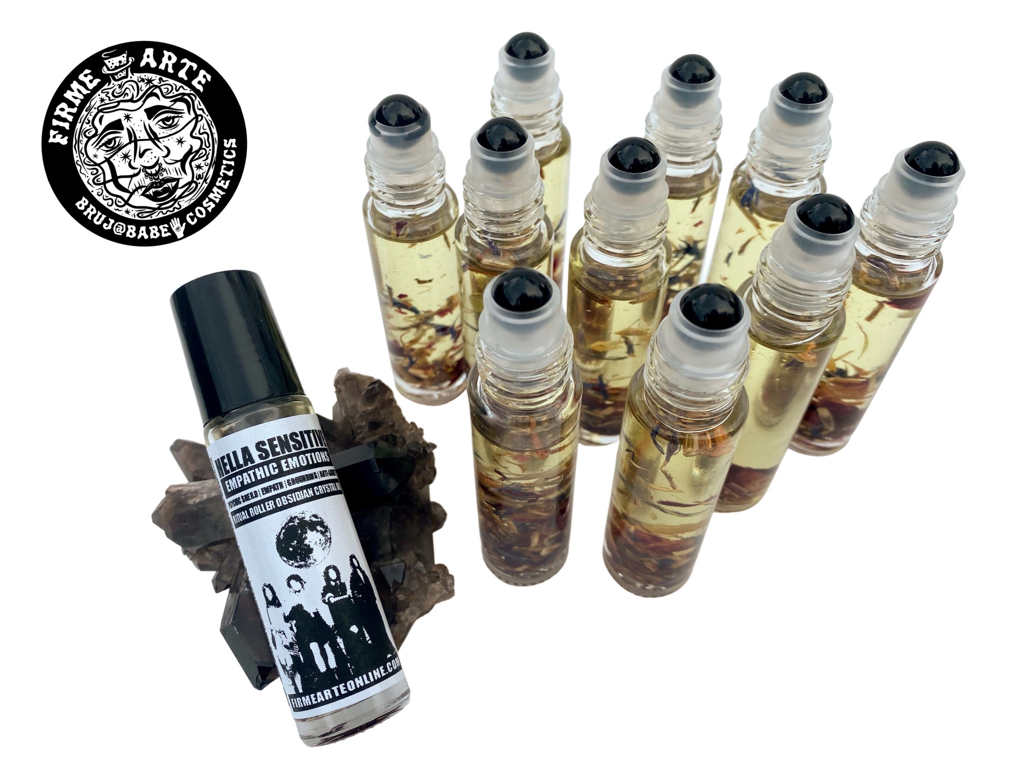 Ritual Roller Crystal Oil | Hella Sensitive | Black Obsidian | Empathic Emotions