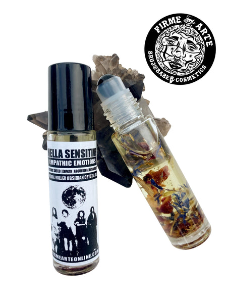 Ritual Roller Crystal Oil | Hella Sensitive | Black Obsidian | Empathic Emotions