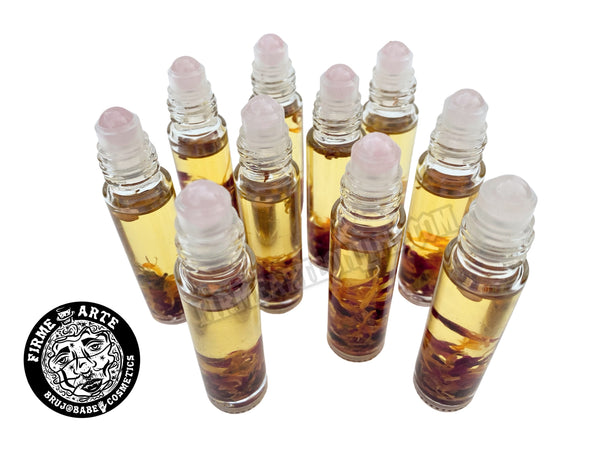 Ritual Roller Crystal Oil | Cheer Up Sad Grrrl | Rose Quartz | Heartbreak Healing