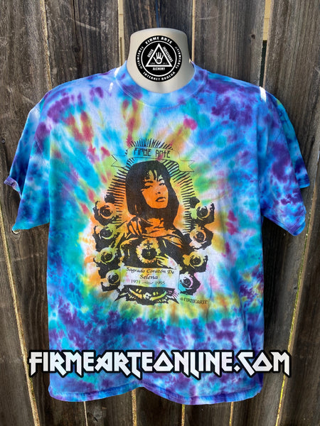 Spell Shirt | Sagrado Corazon De Selena | Galaxy Nebula Tie Dye |