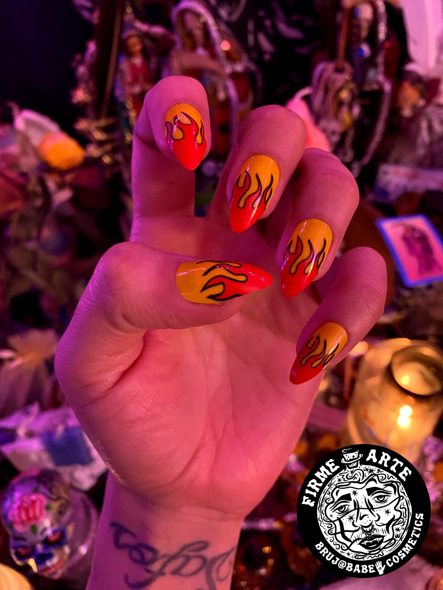 Nail Worship | Manicure Ritual | Fiery Walls