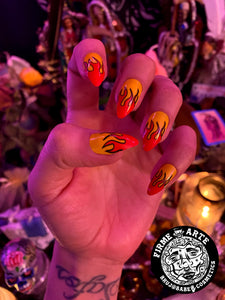 Nail Worship | Manicure Ritual | Fiery Walls