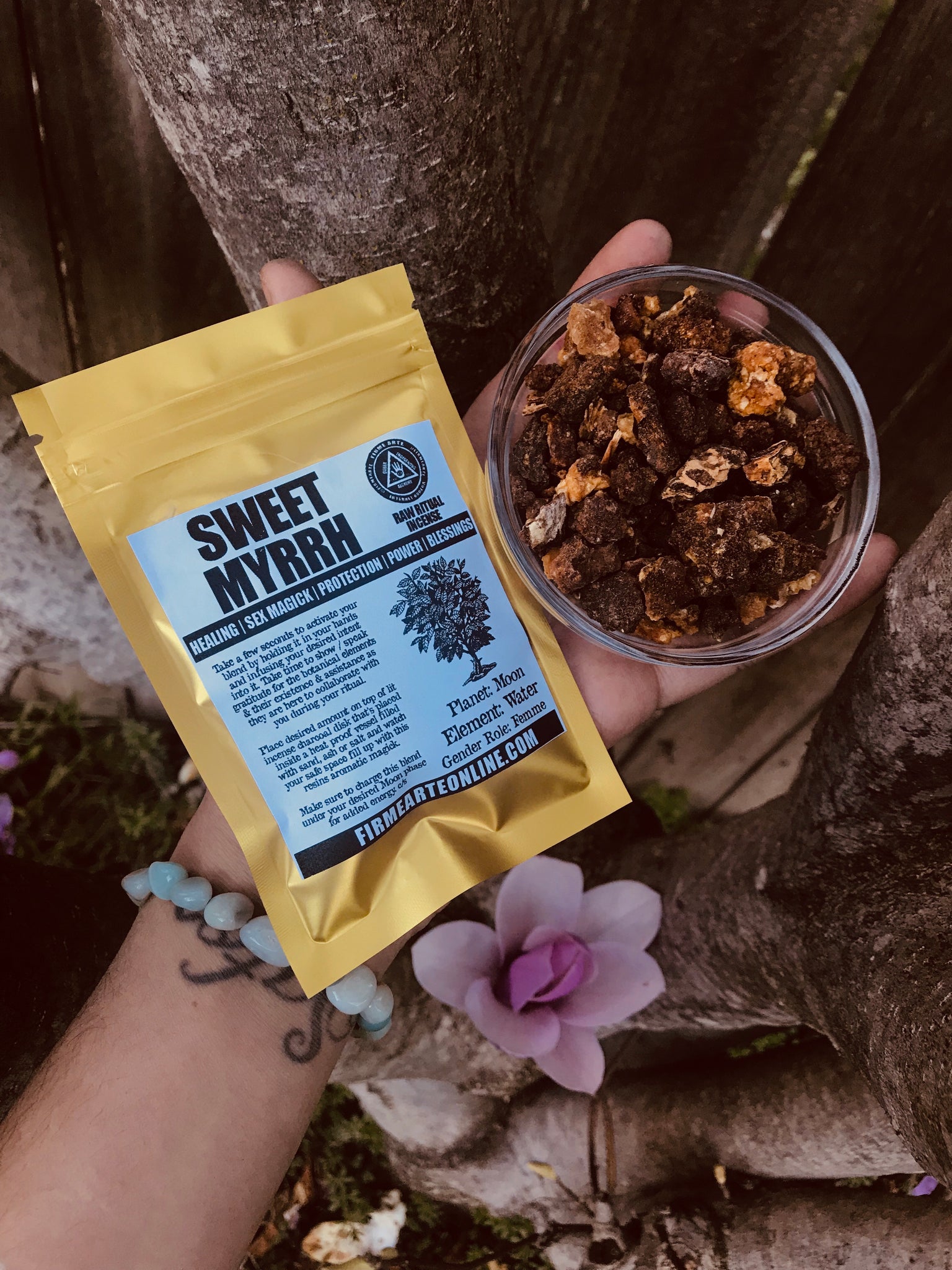 Raw Ritual Incense Resin | Sweet Myrrh