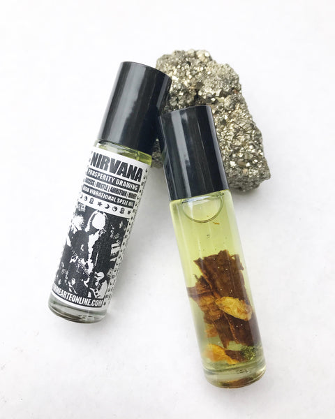 Ritual Roller Crystal Oil | Nirvana | Tigers Eye | Money Mantras