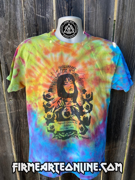 Spell Shirt | Sagrado Corazon De Selena | Galaxy Nebula Tie Dye |