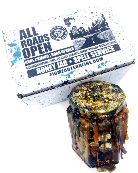 Honey Jar + Spell Service | All Roads Open | Abre Camino