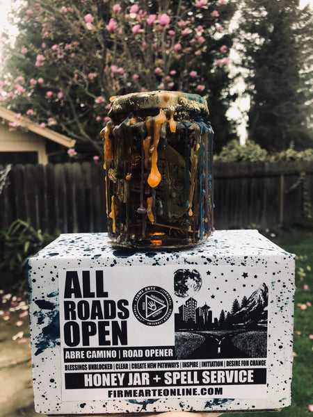 Honey Jar + Spell Service | All Roads Open | Abre Camino