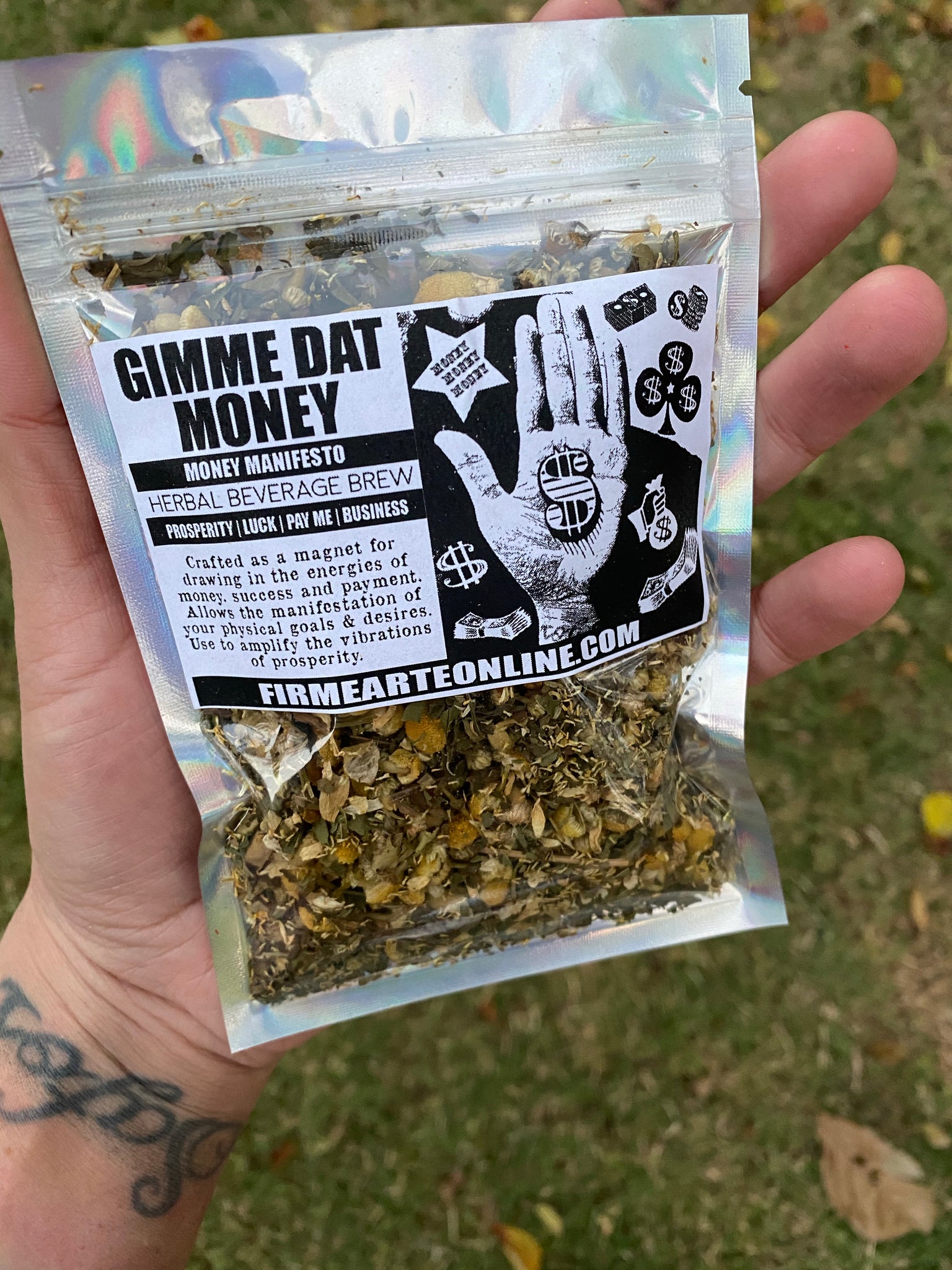 Herbal Beverage Brew | Gimme Dat Money | Money Manifesto