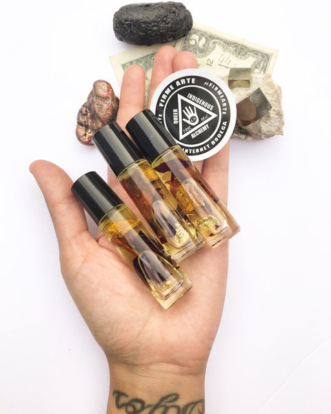 Ritual Roller Crystal Oil | Nirvana | Tigers Eye | Money Mantras