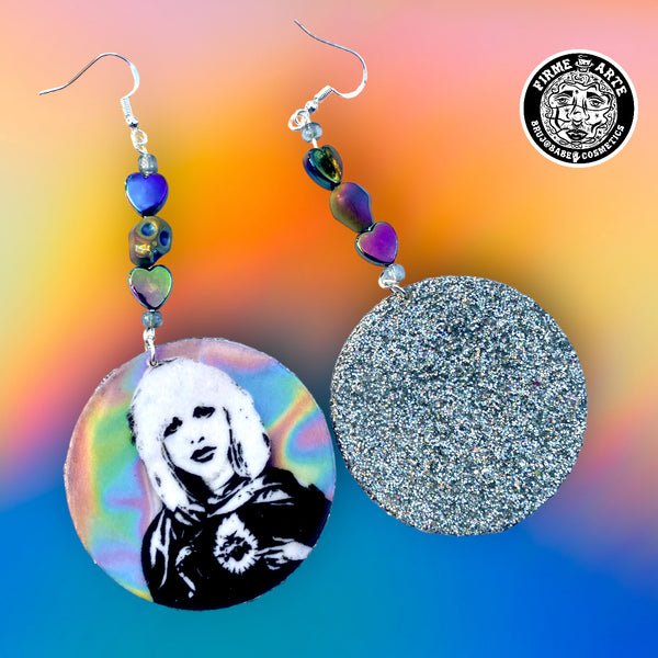 Jewelry | Earrings | Sacred Heart Of Kurt Cobain & Courtney Love #2